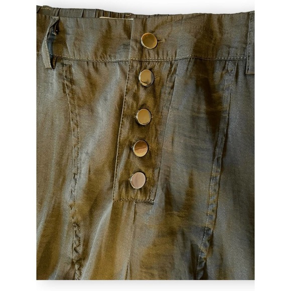 DO+BE Cargo Elastic Waist Packets Silky Pants Women’s Gray S - Picture 3 of 16